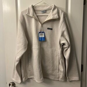 Columbia Cream Full Zip Fleece